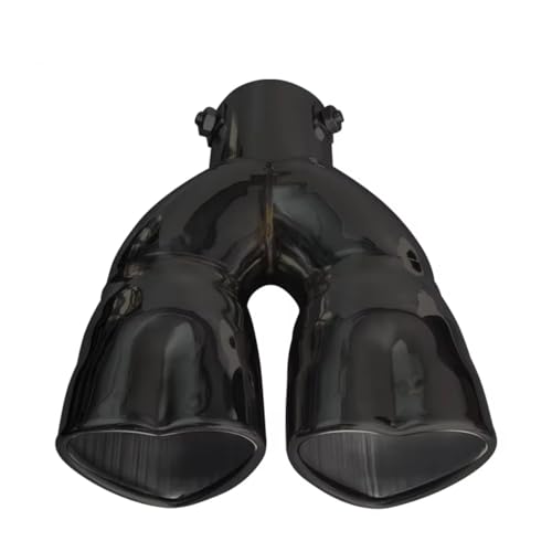 DimMoire ハート型ロゴ マフラー Fサイズ　黒×グレー ホンダ スーパーディオ/ZX マフラー 排ガス規制前エンジン対応